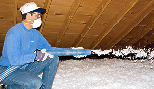 Attic Insulation Blown In